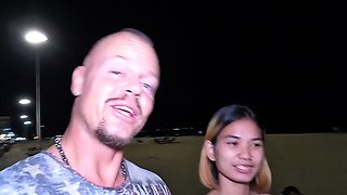 Tiny Thai teen girl picked up in Pattaya