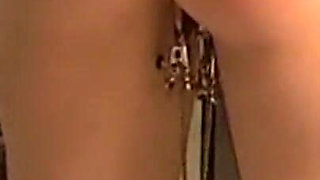 Masked Mature MILFs Endure Intense Clamps and Anal Play