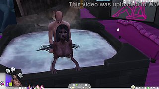 sims four she-creature she-creature beotches sole fetish on tropical island compilation
