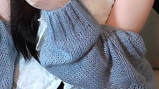 Asian Babe Caught Masturbating, Ended up Fucking Hard on Her Stepuncle's Bed