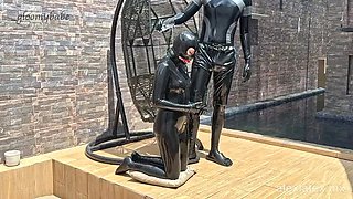 Alex Latex Deep Throat Blowjob - Summer Submission BDSM Fetish Sex