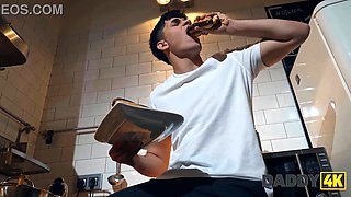 Daddy4k. i determined to blow his cock right when i witnessed his moustache...