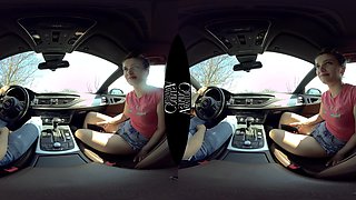 Teen Hitchhiker Fucks for Money - Amateur Babe Fucks in the Car