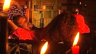 Sensual Wax Play with Hot Brunette
