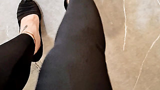 Mistress Humiliates Her Slave Foot & Shoe Worship Training with Collar Domestic BDSM Part 6