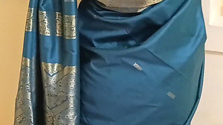 Housewife Works at Home with Stepsister and Her Husband