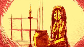 Feel the heat of a wild passionate anime chapter with vintage charm