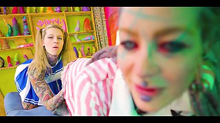 Slutty Girls 2-on-2 DP – Throat & Ass Creamed Together