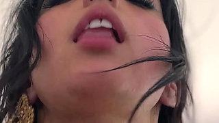 Threesome in the Pool with a Pakistani and a Latina - Aaliyah and Angry Doll