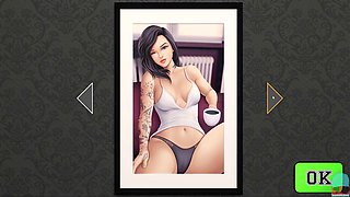 Hot teenage babe in 3D PC porn games with big boobs and playful visuals