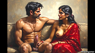 Bhabhi caught by husband with her brother in law as he was fucking her and she was enjoying it