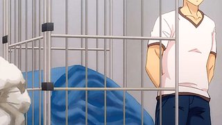 Tomboy rides hard on a messy mattress in the supply closet