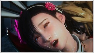 Lustful Bunny Girl Tifa Passionate Sex