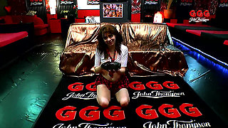 Ggg - Gangbang - Petite Redhead with Big Ass Gets Fucked by Multiple Guys