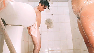 Fucking My Stepmom in Her Private Bathroom Part4