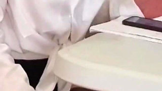 Lisa Touched by Bad Boss, She Dont Want Lose the Job