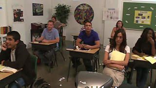 Curvy MILF teacher romped her kinky student in the classroom for a beautiful XXX!