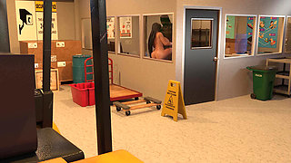 Tifa's Dark Heaven: Cuckold Jerks off and Watch His Girl Getting Pounded Hard and Creampied by His Boss - Episode 40
