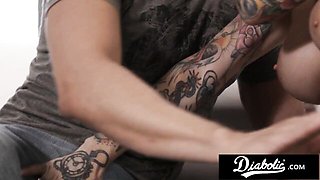 Diabolic featuring Joanna Angel and Codey Steele's gorgeous women scene