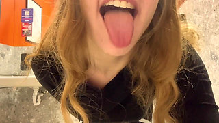 Part One a Young Slut in a Public Bucket