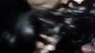 Indian Secretary Gives a Sloppy Blowjob