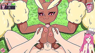 Pokemon Trainer In Wild Lopunny Offers Her Pussy To Her Laceyxitzal Animation) - Jazziuu