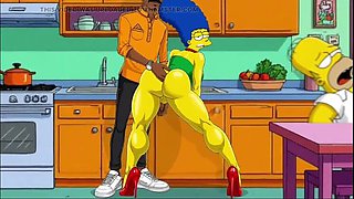 Married Housewife Rough Anal Fuck in Kitchen with Octopussy