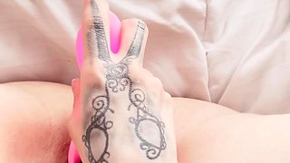 Sexy Alyssa Reece horny solo toy masturbation action