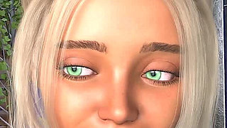 According to Sofia: Horny Guy Stretches His Best Friend's Girlfriend Asshole in the Pool He Is Trying to Loose the Hole a Bit