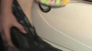 Three naughty matures are having fun in the bathroom