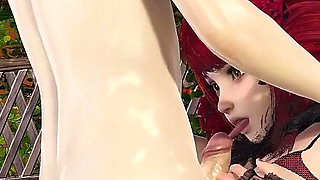 Amy Sorel 3D Porn Animation Hot Sloppy Blowjob For Monster Cock