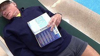 Swingers in hot old vs young group sex
