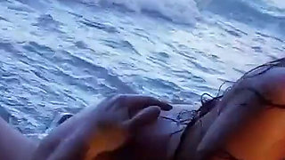 Kinky teen Carla fucked on vacation by step brother on the beach