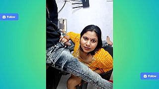 Indian Desi Bhabhi ki chudai With Devar at home alone with friends