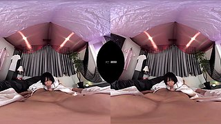 Naughty asian teen VR filthy X-rated clip