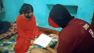 Hot Indian Teacher Monika Fucks Student in Village School Hindi Sex 18+ Tight Pussy