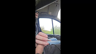 Cock It or Walk It... Foxy Mature Woman Runs Out of Fuel, She Has No Intention of Walking It.