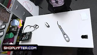 Shoplyfter - adorable babe gets caught shoplifting and taken for cavity search by the security