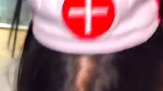 Nurshath Dulal Nurse Cosplay Blowjob