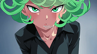 Tatsumaki Suck Cock With Passiona - UNCENSORED