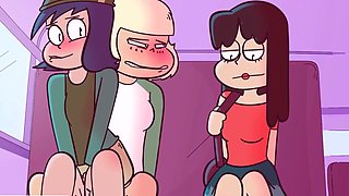 Risky public fuck on a first date - Porn Cartoon