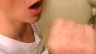 Risky Sex in Public Restroom