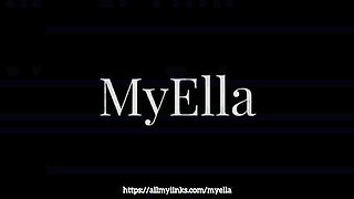 MyElla Pantyhose MILF Blowjob POV - Tight Nylon Pussy Fuck & Deep Throat Sucking