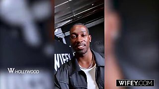 WIFEY Stunning Hotwife Amiee Cambridge Gets Stretched Out By Monster BBC While Holding Hubbys Hands