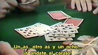 Naughty white vintage girls prefer sucking dicks to playing poker
