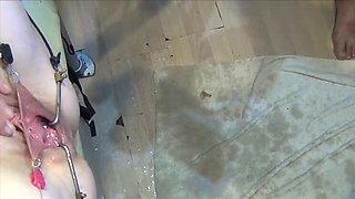 Deep Keely Yellow Peeing Pussy Solo Masturbation Big Ass BBW Homemade