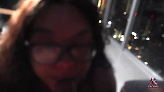 Amateur POV Balcony Slut
