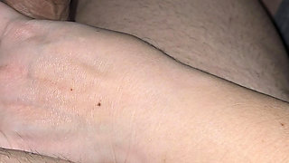 Granny handjob step son big dick in hotel room in front if his girlfriend