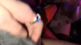 Secret Handjob for Step Daddy - Shawna Panofka Gives Happy Ending in Pajamas