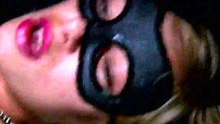 Masked Slut Sucks Cock in Car - Filthy Action